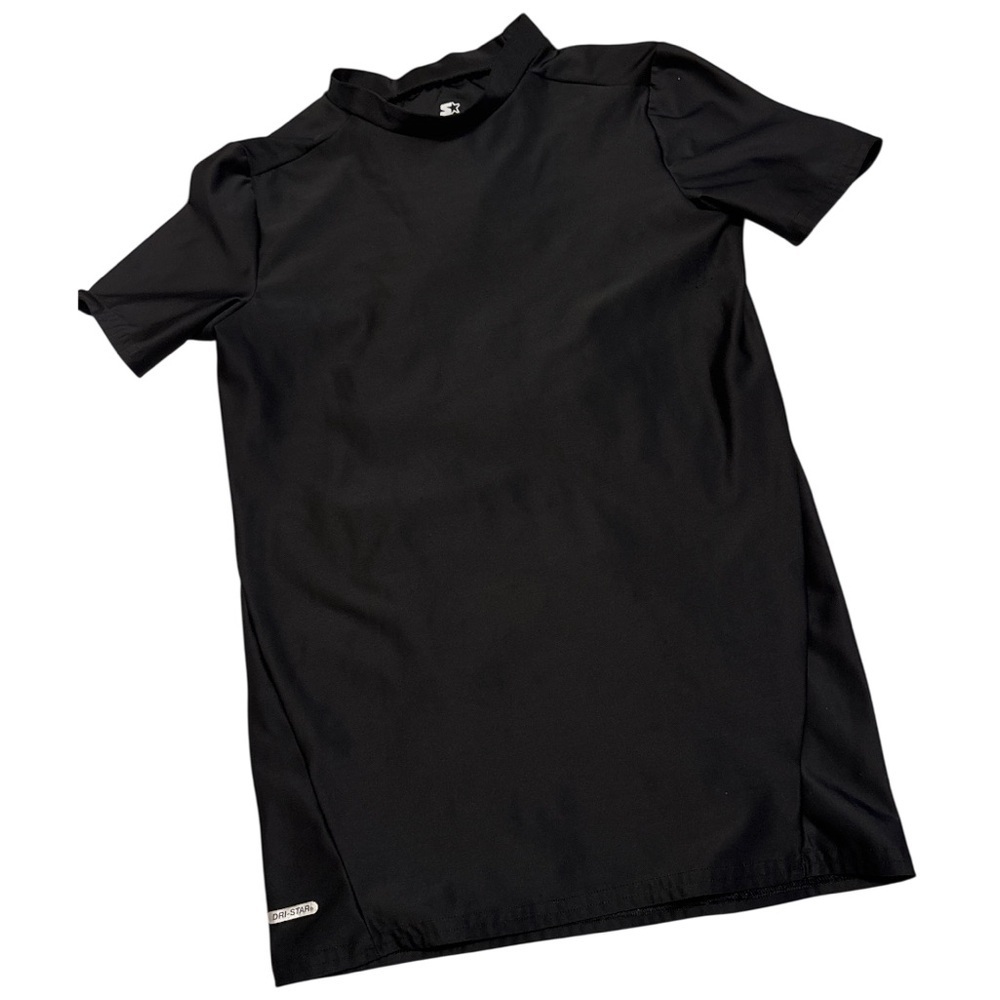 STARTER Black Short Sleeve Swim Rashguard Kids Size XL